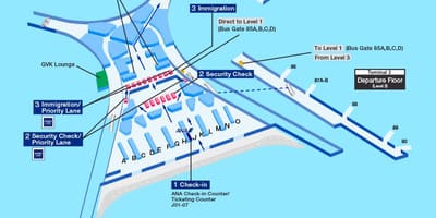 Chhatrapati Shivaji alþjóðlegur flugvöllur kort