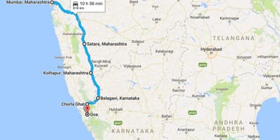 Mumbai að góa vegakort